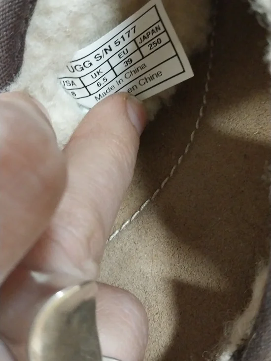 UGG Kohala Brown Suede Shearling-Lined Slip-On Clogs - Picture 4 of 6